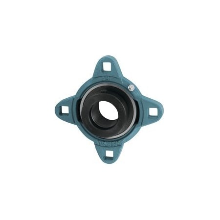 Ami Bearings SINGLE ROW BALL BEARING - 45MM WIDE ECCENTRIC COLLAR MALLEABLE 4-BOLT FLANGE UGGFDR209